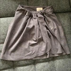 Aritzia suede skirt